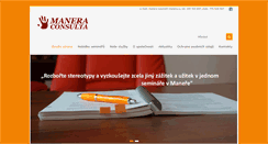 Desktop Screenshot of manera.cz